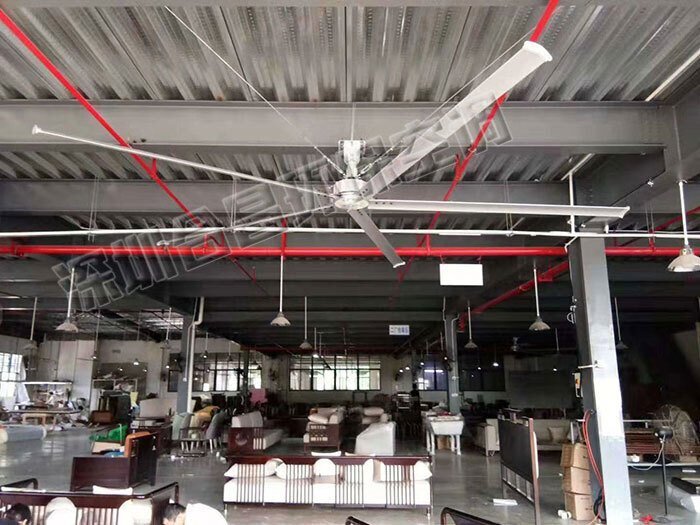 深圳工业吊扇安装案例
